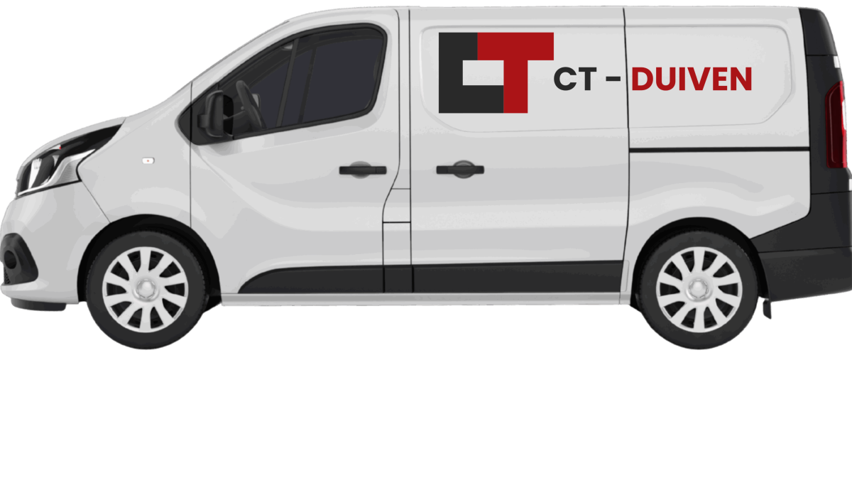 busje met logo